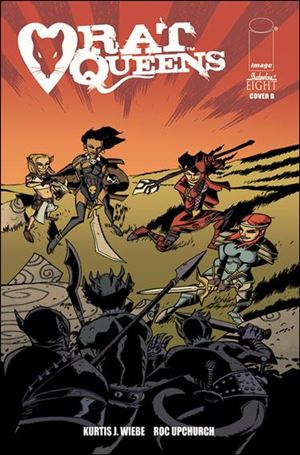 Rat Queens (2013) issue 8-B Michael Avon Oeming 1:10 Cover