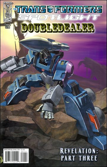 Transformers Spotlight issue nn18 Doubledealer - E.J Su Cover 