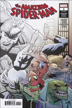Amazing Spider-Man (2018) issue 1-B Ryan Ottley Wraparound Premiere Cover
