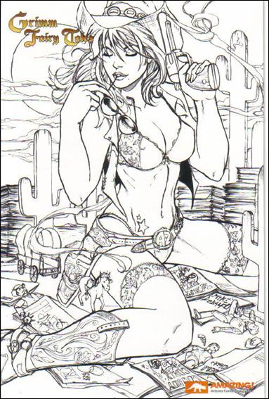Grimm Fairy Tales (2005) issue 49-G Amazing! Arizona Comic Con Sketch Cover 1/100