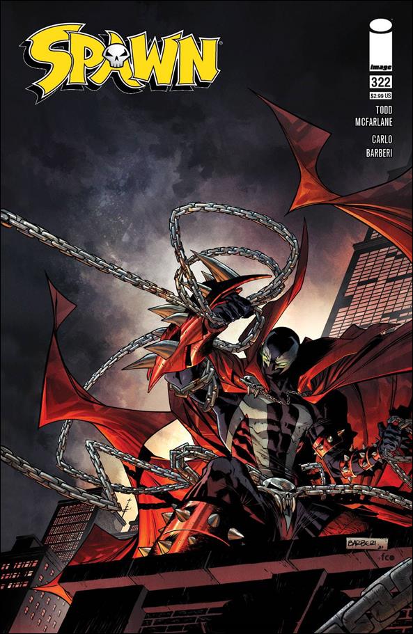 Spawn issue 322-C Carlo Barberi Cover