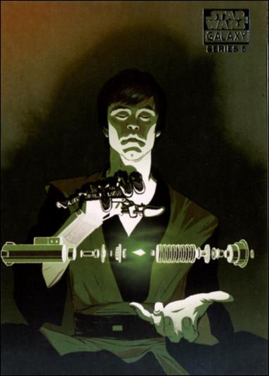 Star Wars Galaxy: Series 5 (Base Set) card 47 Lightsaber Construction
