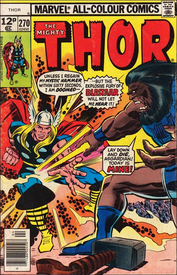 Thor (1966) issue 270-B UK Price Cover