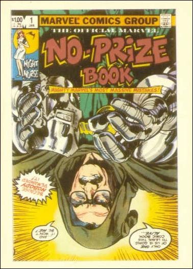 Marvel 1st Covers Series II (Base Set) card 5 No-Prize Book