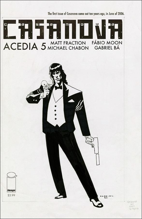 Casanova: Acedia issue 5-B White Cover