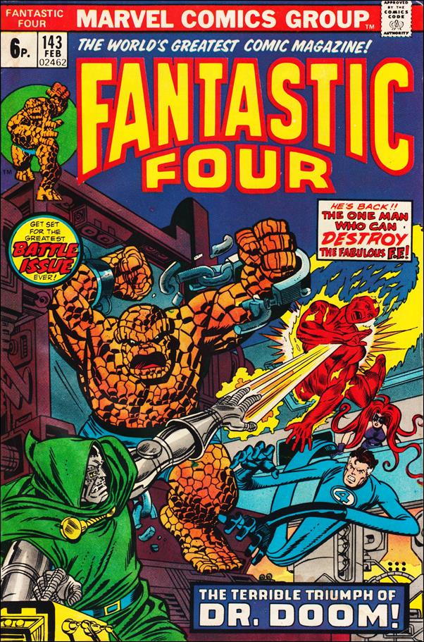Fantastic Four (1961) issue 143-B UK Price Cover
