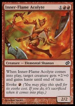 Magic the Gathering: Duel Decks: Jace vs. Chandra (Base Set) card 41 Inner-Flame Acolyte