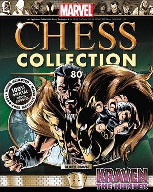 Marvel Chess Collection (UK) issue 80 Kraven the Hunter (Black Pawn)