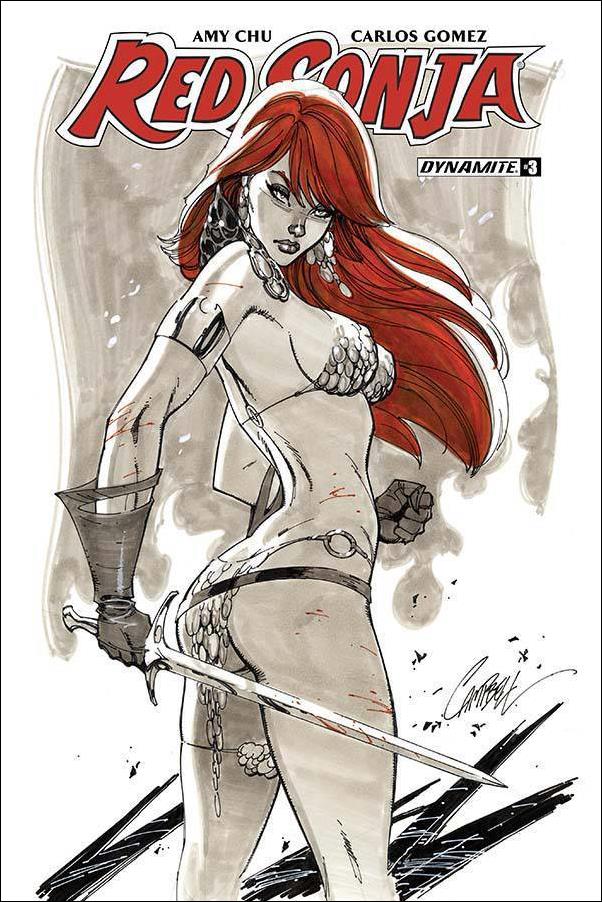 Red Sonja (2017) issue 3-B J. Scott Campbell Cover