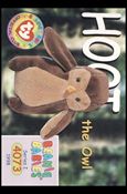 Beanie Babies Series 1 (Base Set) card 86 Hoot the Owl
