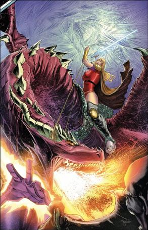 Sword of Justice (2022) issue 1-D Rafael Lanhellas Virgin Wraparound Cover