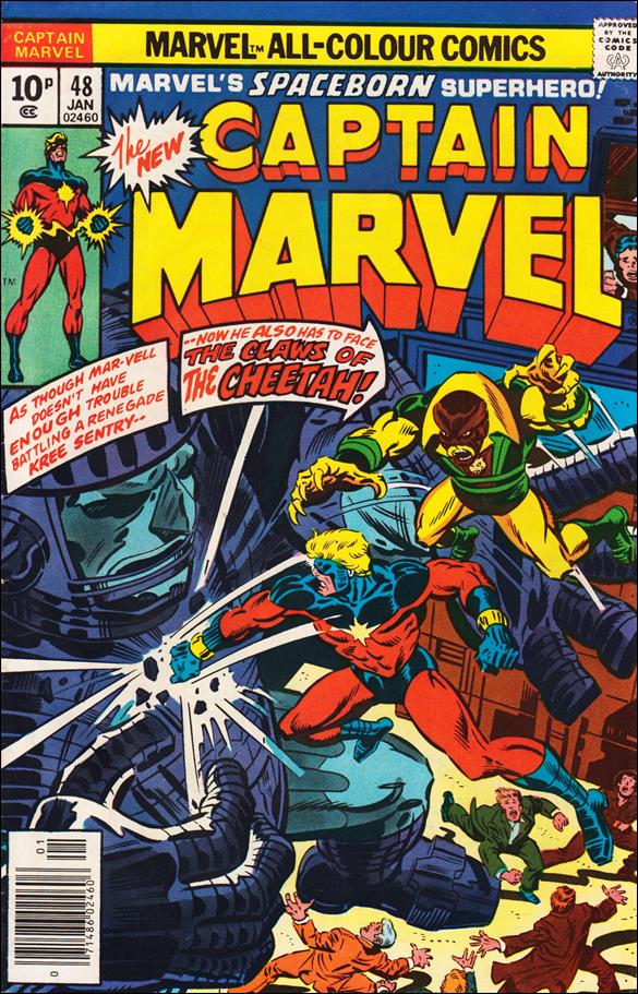 Captain Marvel (1968) issue 48-B UK Price Cover