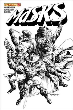 Masks issue 5-H Stephen Segovia High End Black & White 1/100