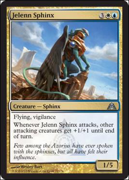 Magic the Gathering: Dragon's Maze (Base Set) card 77 Jelenn Sphinx