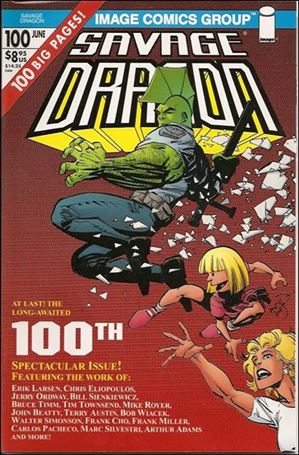 Savage Dragon (1993) issue 100-B 2nd Printing