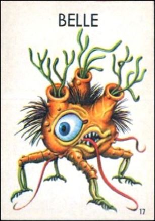 Ugly Stickers (1965) (Base Set) card 17 Belle