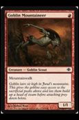 Magic the Gathering: Shards of Alara (Base Set) card 102 Goblin Mountaineer