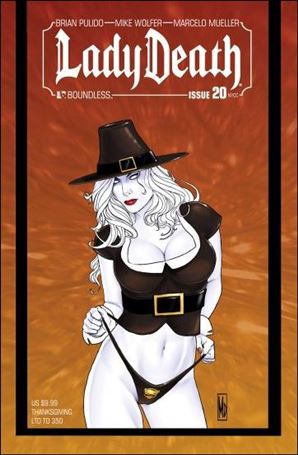 Lady Death (2010) issue 20-H New York Comic Con Thanksgiving Cover 1/350