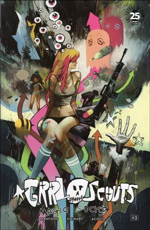 Grrl Scouts: Magic Socks issue 3-B Mike Huddleston Cover