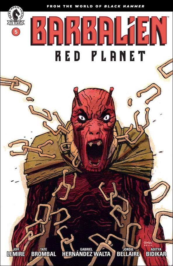 Barbalien: Red Planet issue 5 Gabriel Hernandez Walta Cover