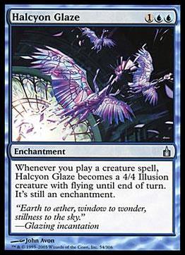 Magic the Gathering: Ravnica (Base Set)  card 54 Halcyon Glaze