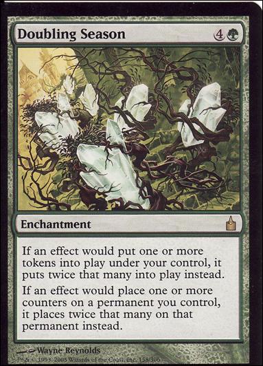 Magic the Gathering: Ravnica (Base Set)  card 158 Doubling Season