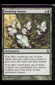 Magic the Gathering: Ravnica (Base Set)  card 158 Doubling Season