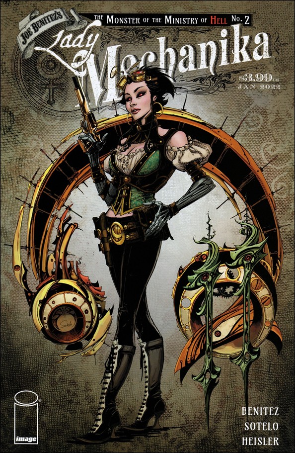 Lady Mechanika: The Monster of the Ministry of Hell issue 2 Joe Benitez Cover