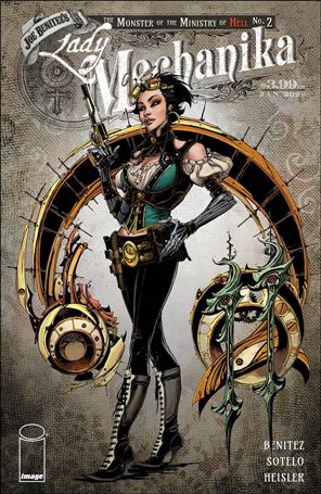 Lady Mechanika: The Monster of the Ministry of Hell issue 2 Joe Benitez Cover