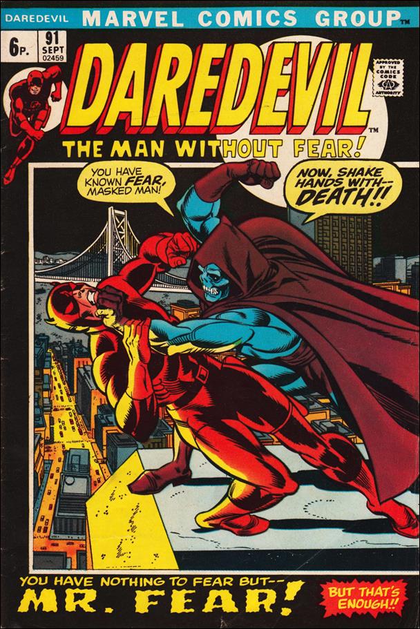 Daredevil (1964) issue 91-B UK Price Cover