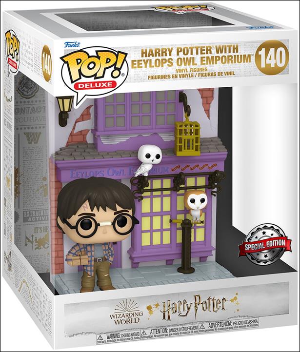 POP! Harry Potter figure 140 Harry Potter with Eeylops Owl Emporium