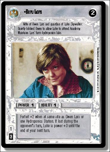 Star Wars: Premiere Limited (Base Set) card 181 Beru Lars