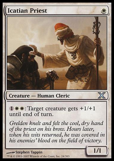 Magic the Gathering: 10th Edition (Base Set) card 24 Icatian Priest