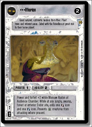 Star Wars: Jabba's Palace Limited (Base Set) card 107 Ithorian