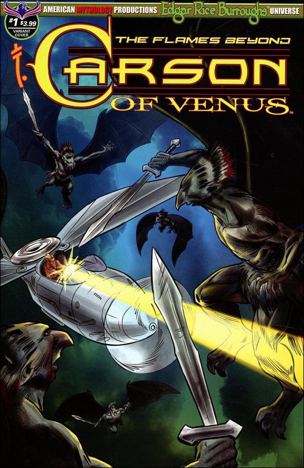 Edgar Rice Burroughs' Carson of Venus: The Flames Beyond issue 1-B Cyrus Mesarcia Cover