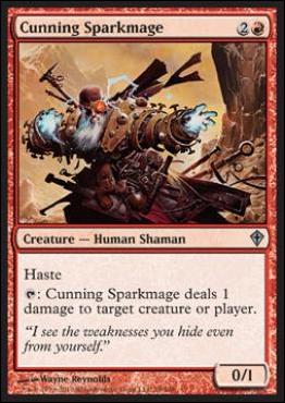 Magic the Gathering: Worldwake (Base Set) card 79 Cunning Sparkmage