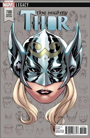 Mighty Thor (2016) issue 700-E Mike McKone 1:10 Headshot Cover