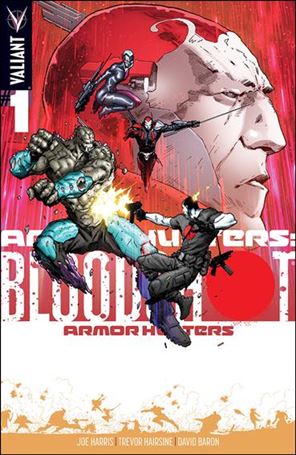 Armor Hunters: Bloodshot issue 1-D Trevor Hairsine 1:25 Armor Hunters Cover