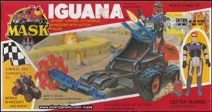 M.A.S.K.  (Vehicle and Figure Sets) figure 23 Iguana (w/ Lester Sludge)
