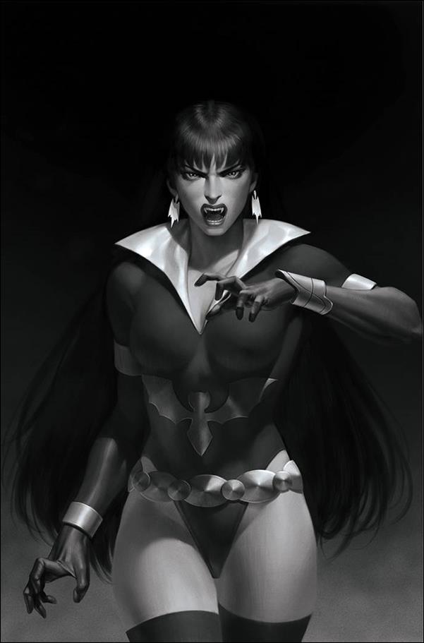 Vampirella: The Dark Powers issue 5-V Jung-Geun Yoon 1:45 Black & White Virgin Cover