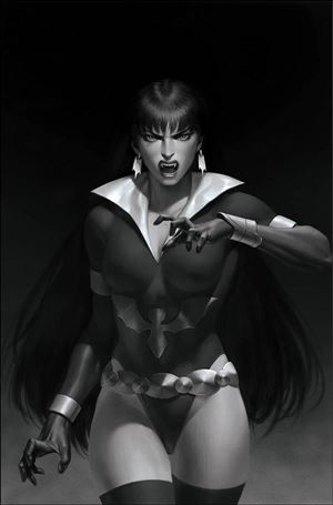 Vampirella: The Dark Powers issue 5-V Jung-Geun Yoon 1:45 Black & White Virgin Cover