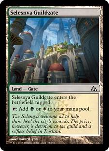 Magic the Gathering: Dragon's Maze (Base Set) card 155 Selesnya Guildgate