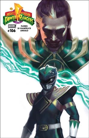 Mighty Morphin Power Rangers issue 106-B G.B. Borea Cover