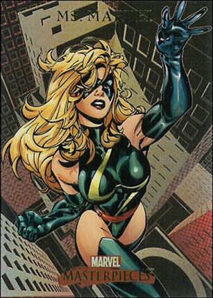 2007 Marvel Masterpieces (Parallel Foil Base Set) card 59 Ms. Marvel