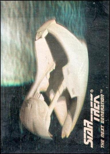Star Trek: The Next Generation - Inaugural Edition (Hologram Subset) card 03H Romulan Warbird
