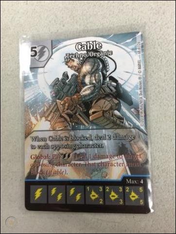 Marvel Dice Masters Uncanny X-Men  card 68-B Cable: Techno-Organic (WKO Regional Championship)