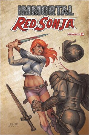 Immortal Red Sonja issue 4-C Joseph Michael Linsner Cover