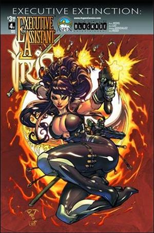 Executive Assistant: Iris (2012) issue 4-B Paolo Pantalena Cover