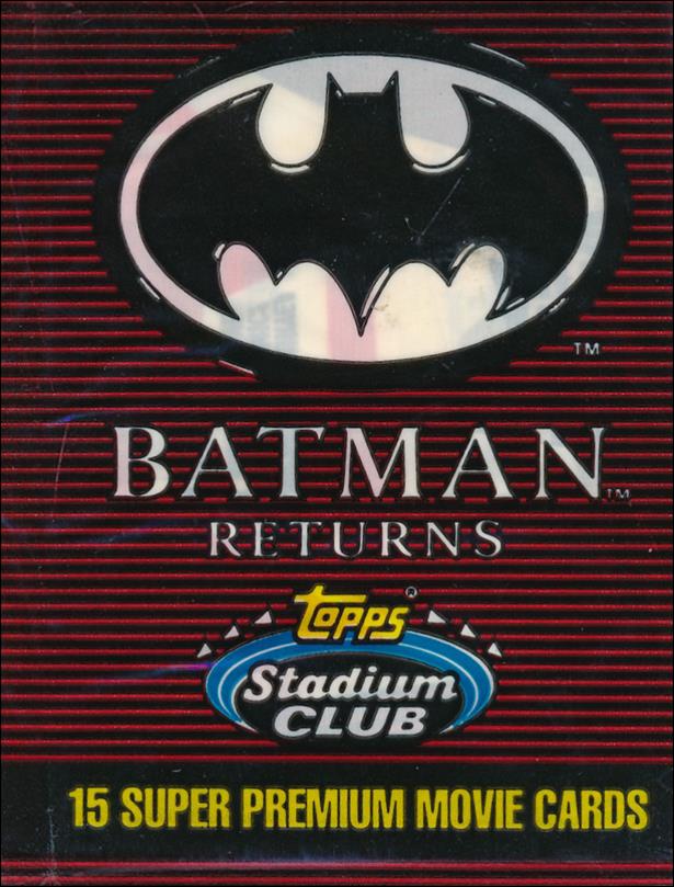 Batman Returns Stadium Club card 2 Sealed Pack