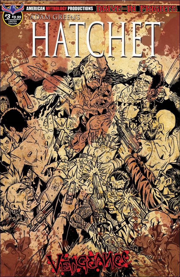 Hatchet: Vengeance issue 3-C Puis Calzada Limited Edition Cover 1/300